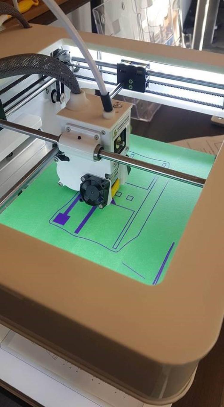 The YukonSat team will use a 3D printer to print prototype components of the robotic arm that will be the main mission payload on YukonSat. 