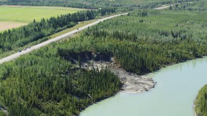 Alaska Highway slump