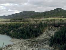 Permafrost slump